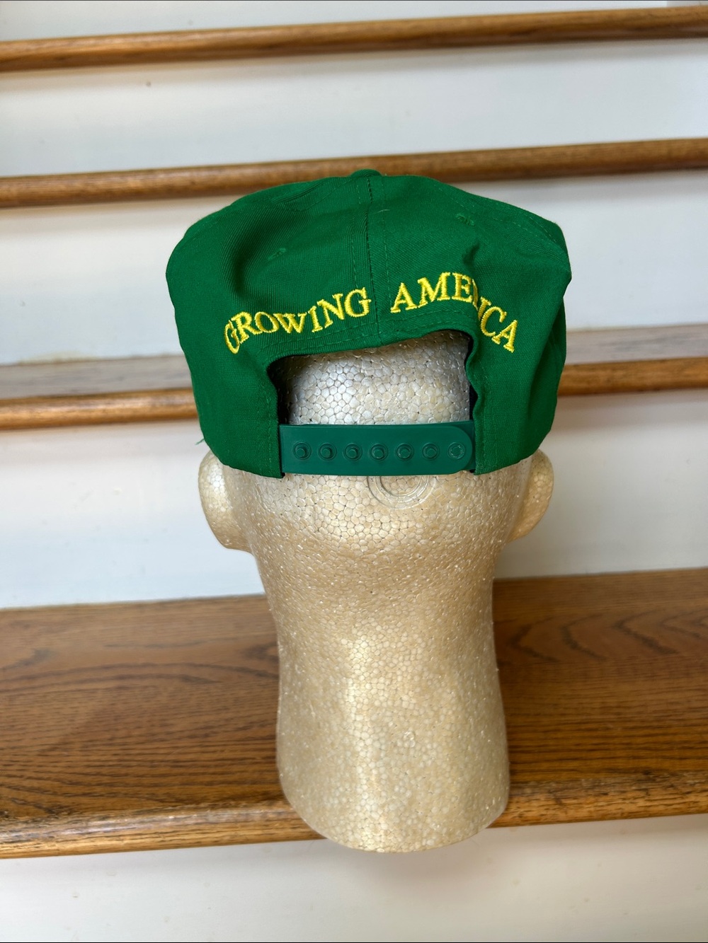 Green 'Make Our Farmers Great Again!' Embroidered Hat Trump. New without tags - Picture 3 of 5